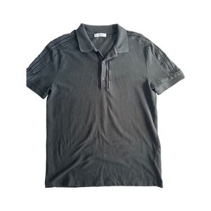 Versace Collection Mens Black Short Sleeve Polo Shirt Size Medium Fitted